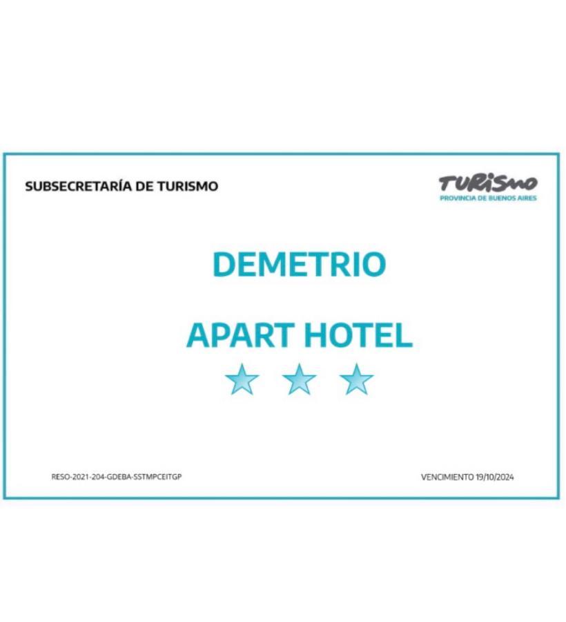 Demetrio Hotel Apart Olavarría Exterior foto